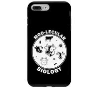 Moo-Lecular Biology Cow Petri Dish Funny Microbiology Case for iPhone 7 Plus/8 Plus