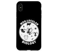 Moo-Lecular Biology Cow Petri Dish Funny Microbiology Case for iPhone XS Max