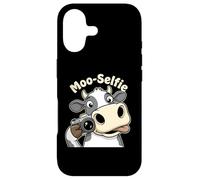 Moo Selfie Funny Cow Camera Farm Photography Case for iPhone 17