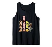 Moo Squeak Peep Ia Farmer Cute Animals Farm Tank Top