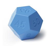 Mooas Dodecagon Time Ball Rechargeable Mini Timer - Blue, 11 Preset Times, Desk Productivity Pomodoro Timer with Sound/Vibrate/Mute, ADHD, Workout, Study, Cooking