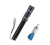 Moocci Visual Fault Locator - VFL Fiber Optic Cable Tester Meter Kit with FC Male to LC Female Adapter - Fiber Optic Tools Source Tester Detector for LC/FC/SC/ST, Network Cable Test