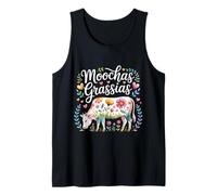 Moochas Grassias Farmer Cown Pun Joke Greetings - Tank Top