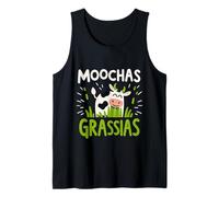 Moochas Grassias Farmer Cown Pun Joke Greetings ||- Tank Top