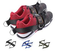 MOOCY 2 Pack Foot Strap for Cable Machine Fitness Attachment Ankle Straps Glute Kickback Leg Exercise for Cable Machines Shoe Cover Pull Belt-4 Ring