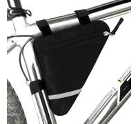 MOOCY Bike Bag, Bicycle Frame Bag,Cycling Accessories Pack for Phone, Wallet, Keys, Tools, Use for Road Bike MTB Commute Bicycle Accessories(Black)