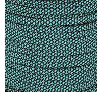 MOOCY Diamond Pattern Paracord 550 Blue Black,5/32 in x 164 ft (4mm x 50m),7 Inner Strands/Parachute Cord,Nylon Type III Paracord,Ideal Nylon String for Survival & Camping Gear