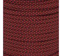 MOOCY Diamond Pattern Paracord 550 Reddish Black,5/32 in x 164 ft (4mm x 50m),7 Inner Strands/Parachute Cord,Nylon Type III Paracord,Ideal Nylon String for Survival & Camping Gear
