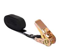 MOOCY Endless Ratchet Tie Down Straps Heavy Duty Cargo Tie Downs,NO Hook Nylon Black Strap Down Ratcheting Securing Straps,Luggage Straps for Motorcycles, Trailer Loads, Kayak