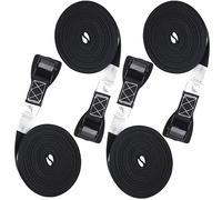 MOOCY Lashing Straps with Buckles,Adjustable Kayak Tie Down Straps Padded Cam Buckle Cargo Strap,Roof Rack Cinch Strap for Cargo, Luggage, Motorcycles, Truck, SUV, Car Roof Rack,SUP Surfboard