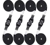 MOOCY Lashing Straps with Buckles,Adjustable Kayak Tie Down Straps Padded Cam Buckle Cargo Strap,Roof Rack Cinch Strap for Cargo, Luggage, Motorcycles, Truck, SUV, Car Roof Rack,SUP Surfboard