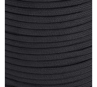 MOOCY Paracord 550 Black,5/32 in x 164 ft (4mm x 50m),7 Inner Strands/Parachute Cord,Nylon Type III Paracord,Ideal Nylon String for Survival & Camping Gear