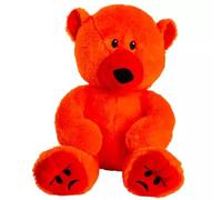 Eco-Friendly Plush Mood Bear Soft Toy Cuddle Companion Large 33cm - Angry