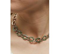 MOOD By Jon Richard Gold Mother of Pearl & Polished Interlinked Collar Necklace Gold