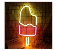 Mood Calming for custom neon Panel Lamp Ice Cream Wall Decoration Creative Light neon bar sign
