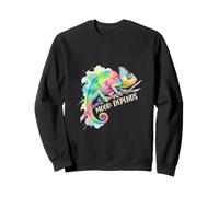 Mood Depends Funny Chameleon Reptile Lover Sweatshirt
