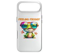 Mood Feeling Froggy Multicolored Frog With Sunglasses Case for iPhone Air