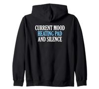 Mood Heating Pad And Silence Fibromyalgia Warrior Zip Hoodie