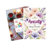 Mood Journal Mental Health Tracker - Self Care Journal for Women with Floral Cover - Tracker Planner with Guided Pages for Emotional Management Life Productivity Focus Change Challenge Work