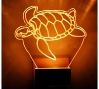 Mood light 3D Turtle 7 Colors Touch Switch USB Table Desk LED Present Home Party Birthday Gift
