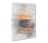 Mood Of The Ocean Canvas Print | Gallery Wrapped 30mm Frame Wall Art | 20x14 inches | Ready to Hang | Coastal Seascape Picture | Living Room Bedroom Lounge Office