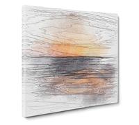 Mood of the Ocean Canvas Print | Gallery Wrapped 30mm Frame Wall Art | 20x20 inches | Ready to Hang | Coastal Seascape Picture | Living Room Bedroom Lounge Office