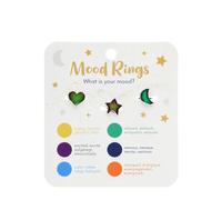 Mood ring Rex London Heart, Star & Moon (x3) Bleu TU