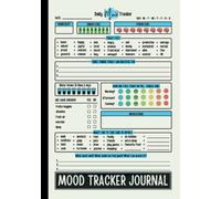 Mood Tracker Journal: Daily Mental Health & Wellness Diary with Prompts for Help Relieving Anxiety, Borderline Personality Disorder or Depression | Self Care Notebook for Adults & Teens