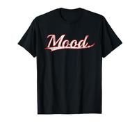 Mood. Trendy Slang Minimalist Aesthetic Vintage Varsity T-Shirt