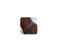 Moodear Gifts for Dad from Daughter Wife Son Stack 6.5-8.5inch Mens Bracelet Set - Dainty Silver Cuban Link Snake Rope Figaro Chain Stainless Steel Bracelets for Men Trendy Jewelry, 5.5 UK, Silver