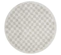 Moodi Shaggy Cream Nomari Rug - Ø 120 cm