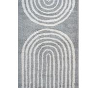 Moodi Shaggy Grey Echo Rug - 80X150 cm