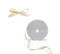 MOODKEY 3/8 Inch x 100yds Gold Satin Ribbon Thin Solid Fabric Double-Side Polyester Satin Ribbons for Crafts Bow Making,Gift Package, Wedding Decor, Wrapping Flower, Hair Style,Party Decor (Gold）