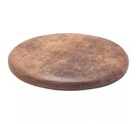 MOODMUSE Round Chair Cushion,Round Seat Cushions,Leather Seat Pads For Round Chairs, 4cm Thick Memory Foam Chair Cushion(Golden Brown,30cm)