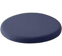 MOODMUSE Round Memory Foam Seat Cushion,1/2/4 Pack Round Stool Cushion,Round Chair Cushion For Bar Stool Circle Bistro Chair Pad Washable (Color : Gray blue-1, Size : 30cm(1pack))