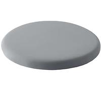 MOODMUSE Round Memory Foam Seat Cushion,1/2/4 Pack Round Stool Cushion,Round Chair Cushion For Bar Stool Circle Bistro Chair Pad Washable (Color : Light gray-1, Size : 30cm(1pack))