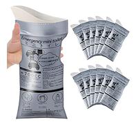 Moodooy Disposable Emergency Urinal Bag, 12 Pack Portable Camping Pee Bags, Travel Pee Bags, Traffic Jam Emergency Portable Urine Bag, Vomit Bags, for Men Women Kids Patient
