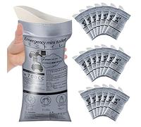 Moodooy Pocket Pee Bag, Disposable Urinal Bag, 20PCS Portable Camping Pee Bags, Travel Pee Bags, Traffic Jam Emergency Portable Urine Bag, Vomit Bags, for Men Women Kids Children Patient