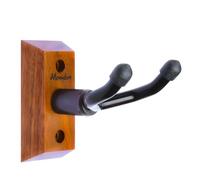 Moodve Ukulele Wall Mount Hanger, Black Walnut Ukulele Hanger Holder for Wall Fits Ukulele/Mandolin/Banjo, Ukulele Hanger Display for Concert, Home, Studio, Exhibition (Mahogany)