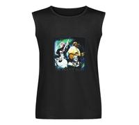 Moody Blues Hall of Fame Tour Vest Tank T-Shirt Cotton Men Black Sleeveless Tee XL
