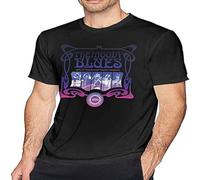 Moody Blues Live at The Isle of Wight 1970 Men T-Shirt Print Hip Hop Tee Black Unisex Tee XXL