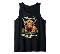Moody But Magnificent Highland Cow Scottish Tank Top