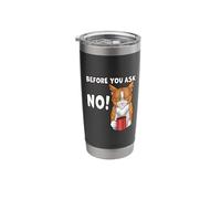 Moody Cat Grumpy Morning Coffee Humor Sarcastic Quote Stainless Steel Insulated Tumbler