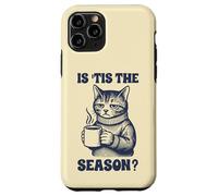 Moody Cat Is Tis The Season Funny Anti Fall Vibe Case for iPhone 11 Pro