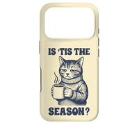 Moody Cat Is Tis The Season Funny Anti Fall Vibe Case for iPhone 17 Pro