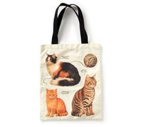 Moody Cats Canvas Tote