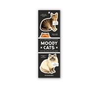 Moody Cats Magnetic Bookmark Set