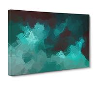 Moody Clouds Canvas Print | Gallery Wrapped 30mm Frame Wall Art | 20x14 inches | Ready to Hang | Abstract Picture | Living Room Bedroom Lounge Office