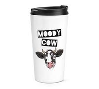 Moody Cow Travel Mug Cup