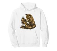 Moody Dark Academia Woodland Fox with High Heel Shoe Pullover Hoodie
